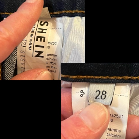 Men's SHEIN Dark Blue Skinny Jeans - Picture 13 of 14